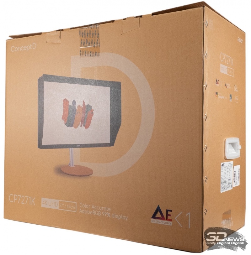 Новая статья: Обзор профессионального 27-дюймового 4K-монитора Acer ConceptD CP7271K: концепт — ты ли это?!